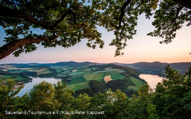 Blick auf den Diemelsee von St. Muffert