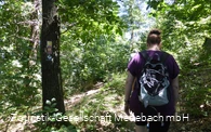 Unterwegs auf dem Geologischen Rundweg in Düdinghausen