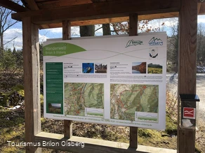 Wandertafel Rothaarsteig Feuereiche