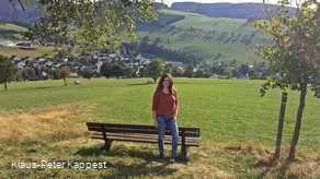 Selfie-Punkt an der Fotoroute Oberhenneborn