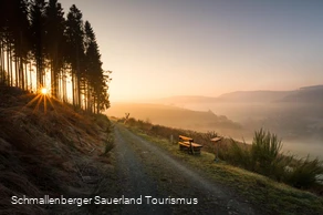 Sonnen-Untergangsort: Von Westfeld zum Hohen Knochen