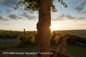 Sonnen-Aufgangsort: Heilig-Kreuz-Kapelle Wormbach