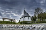 Rochuskapelle mit Blick von unten