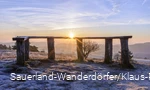 Blick vom Osterkopf in Willingen in eine Frostlandschaft